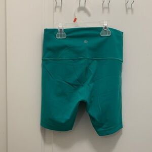 lululemon athletica Green Bike Shorts